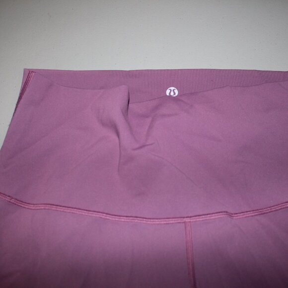Purple Lululemon Wunder Under Scallop Leggings Size 10 - Picture 2 of 5